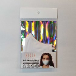 画像4: BLOCH ソフトストレッチマスクC001【ホワイト】スモールサイズ《 洗える抗菌マスク 》
