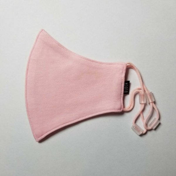 画像2: 【決算セール！】BLOCH ソフトストレッチマスクC001【ライトピンク】スモールサイズ《 洗える抗菌マスク 》 (2)